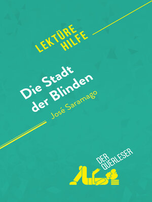cover image of Die Stadt der Blinden von José Saramago (Lektürehilfe)